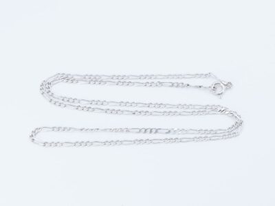 Halskedja Figaro Silver