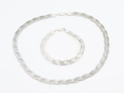 Set Halskedja och Armband Silver S925 26,9g