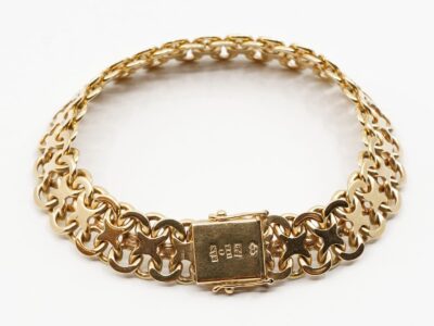 Armband X-länk Guld