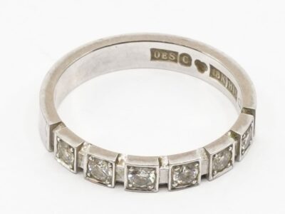 Ring vitguld 18K