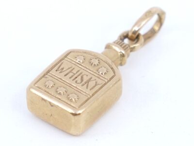 Hänge flaska whisky 18K 1,5g Bredd 9mm Höjd 24mm