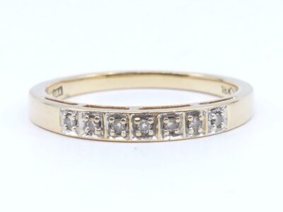 Ring Guld 18K 3,5g Ø19 med dia