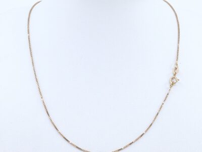 Halskedja Venezia Guld 18K 2,2g Längd 35,5cm