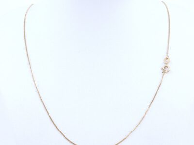 Halskedja Pansar Guld 18K 1,8g Längd 42,5cm
