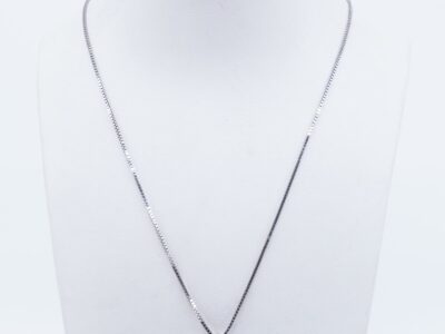 Halskedja vitguld 18K
