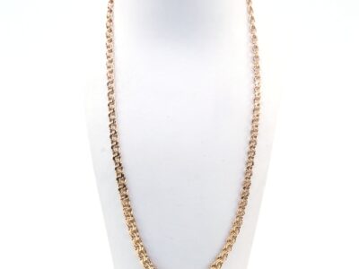 Halskedja doserad Bismarck Guld 18K 15,3g, 42cm, kistlås