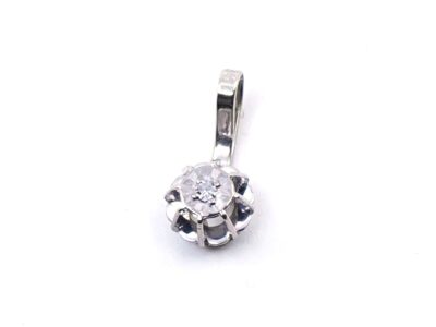 Hänge Vitguld med diamant 18K 0,4g