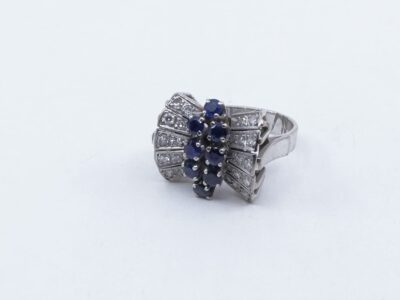 Ring vitguld 18K