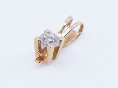 Hänge med diamant Guld 18K 0,4g