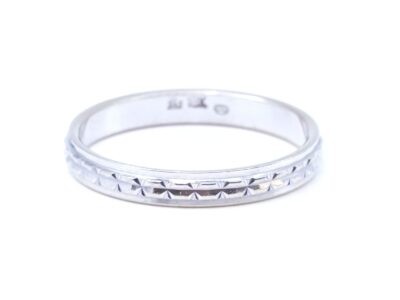Ring Vitguld 18K