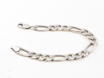 Armband Figarolänk Silver Längd 20,3cm