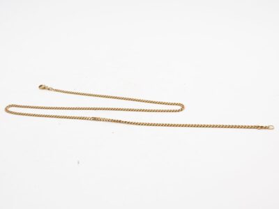 Halskedja Pansar 18K Längd 46cm