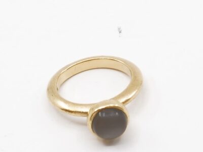 Ring Guld 18K Ø17 med sten