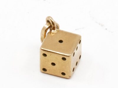 Hänge Tärning Guld 18K