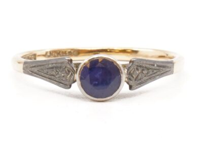 Ring Guld 09K Ø17½ med sten