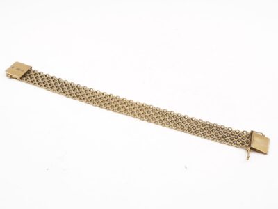 Armband X-länk Guld Längd 19cm