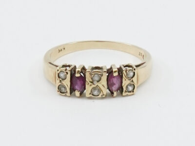 Ring Guld med stenar