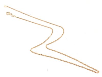 Halskedja Pansar Guld 18K 3g, 38cm
