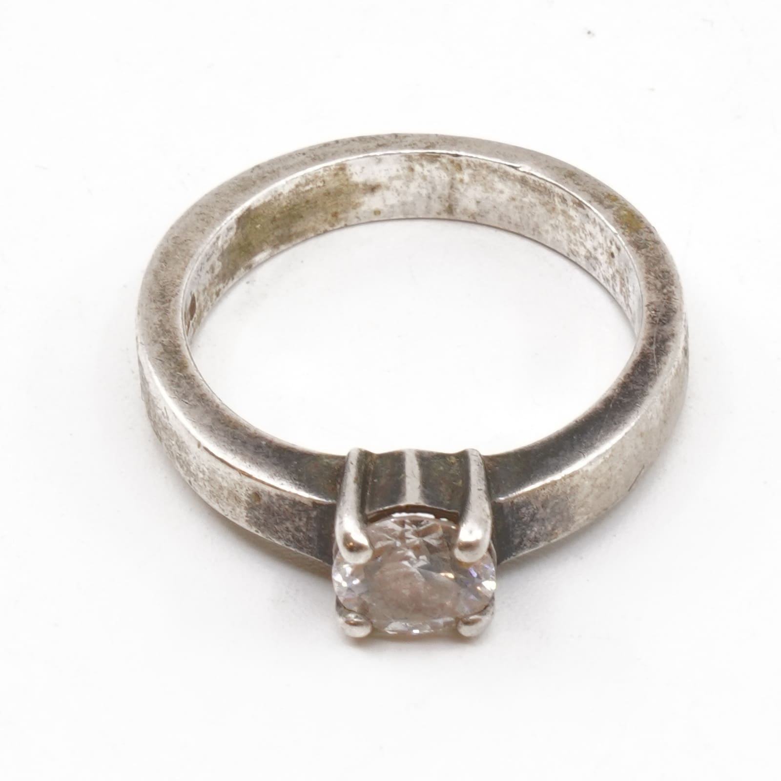 Ring Silver S925 Ø17 med sten
