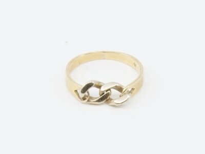 Ring Guld med Pansarlänk
