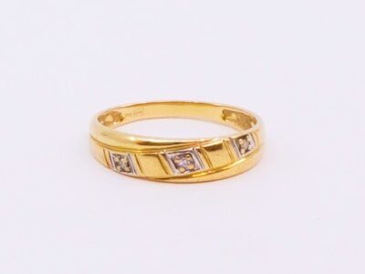 Ring tvåfärgat Guld