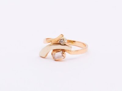 Ring tvåfärgad Guld