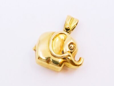 Hänge Elefant Guld