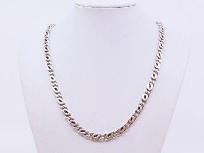 Halskedja Pansar Silver