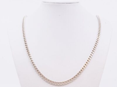 Halskedja Pansar Silver
