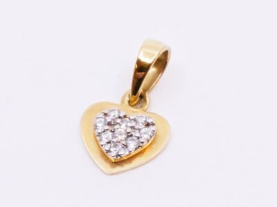 Hänge Hjärta Guld
