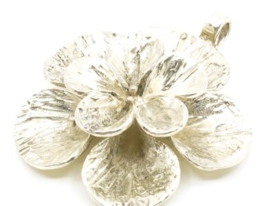 Hänge/berlock Blomma Silver