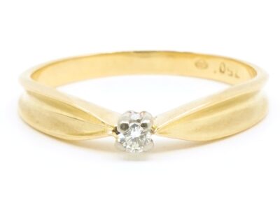 Ring Tvåfärgad Guld 18K