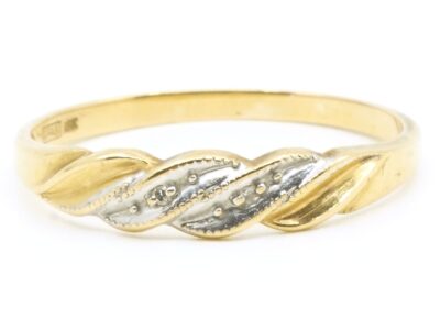 Ring Tvåfärgad Guld 18K