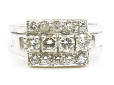 Ring Vitguld 18K