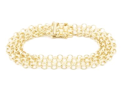 Armband X-länk Guld 18K