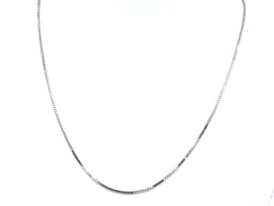 Halskedja Venezia 18K vitguld 38cm