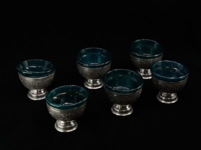 Koppar med glasinlägg S950 - tillverkade i Egypten