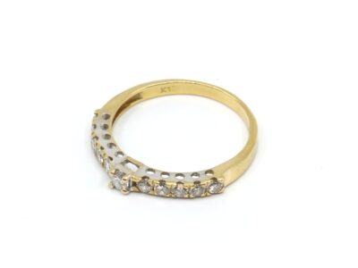 Ring Tvåfärgat Guld18K Med diamanter