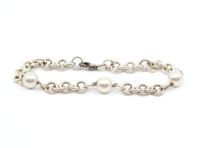 Armband Ankar Silver S925 Med imitationspärlor