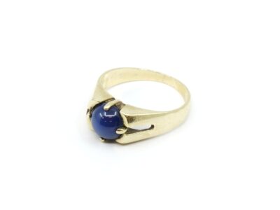 Ring Guld 14K Med blå sten