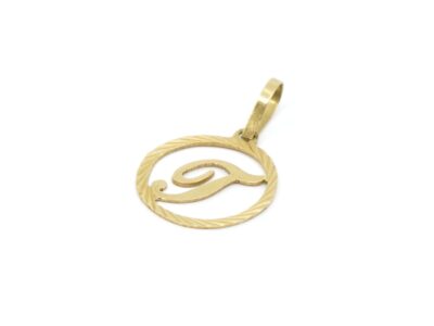 Hänge/berlock Bokstaven "T" Guld 14K