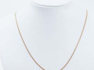 Halskedja Pansar Guld