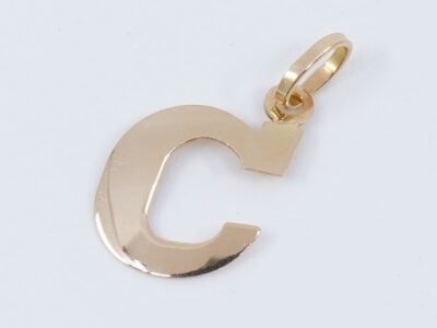 Hänge "C" Guld