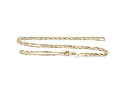 Halskedja Pansar Guld 9K L 38,3cm B 1,2mm