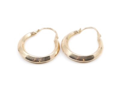 Örhängen Creoler Guld 18K H 25mm