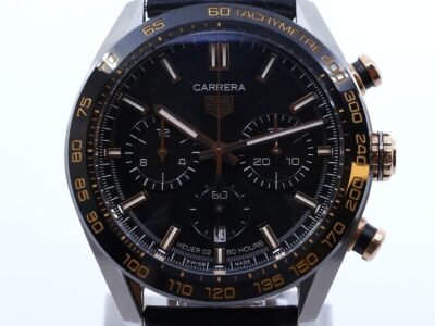 Armbandsur TAG Heuer Carrera 02 Chronograph, Datum, Safirglas