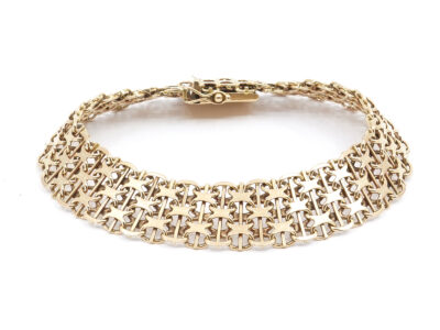 Armband X-länk med stav 18K