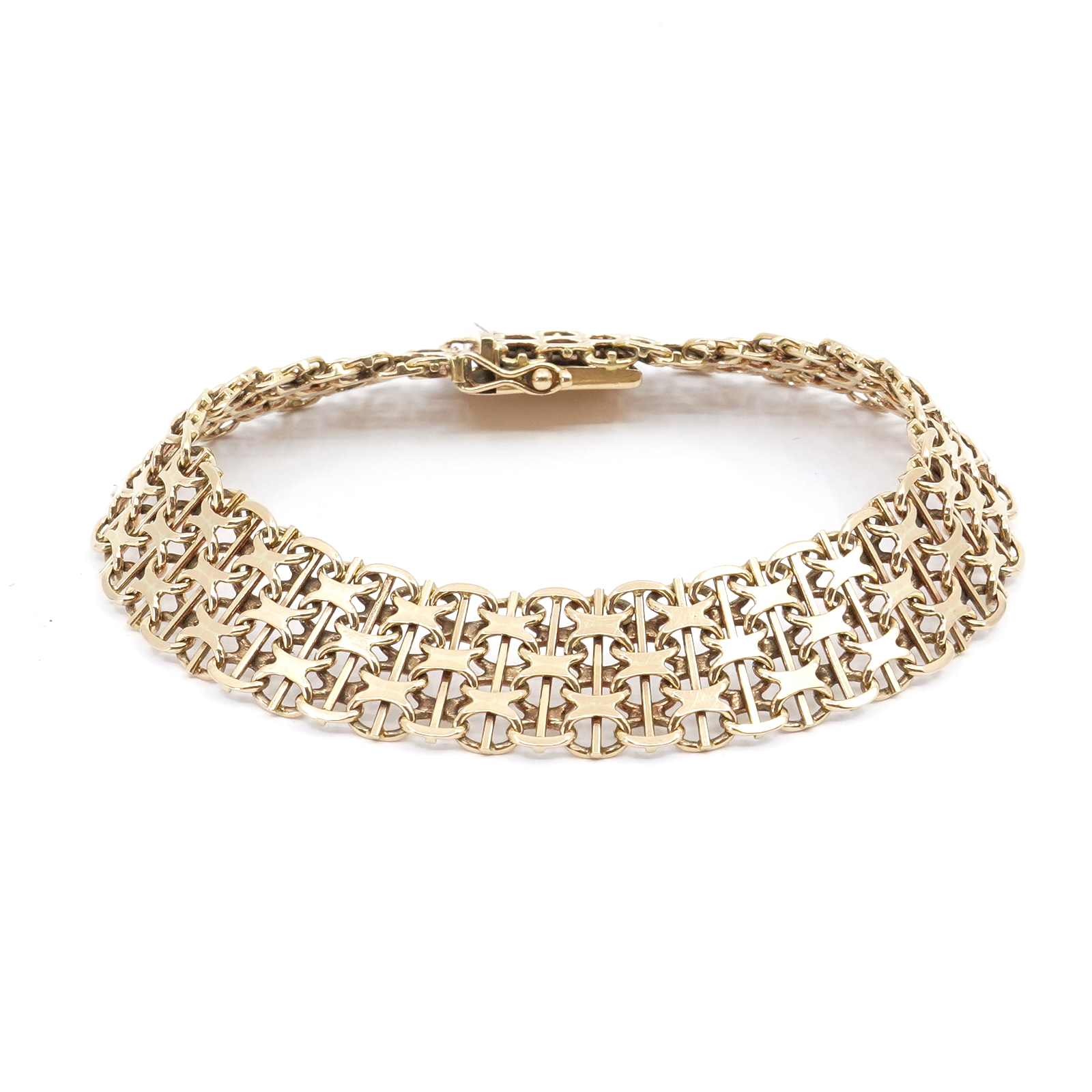 Armband X-länk med stav 18K
