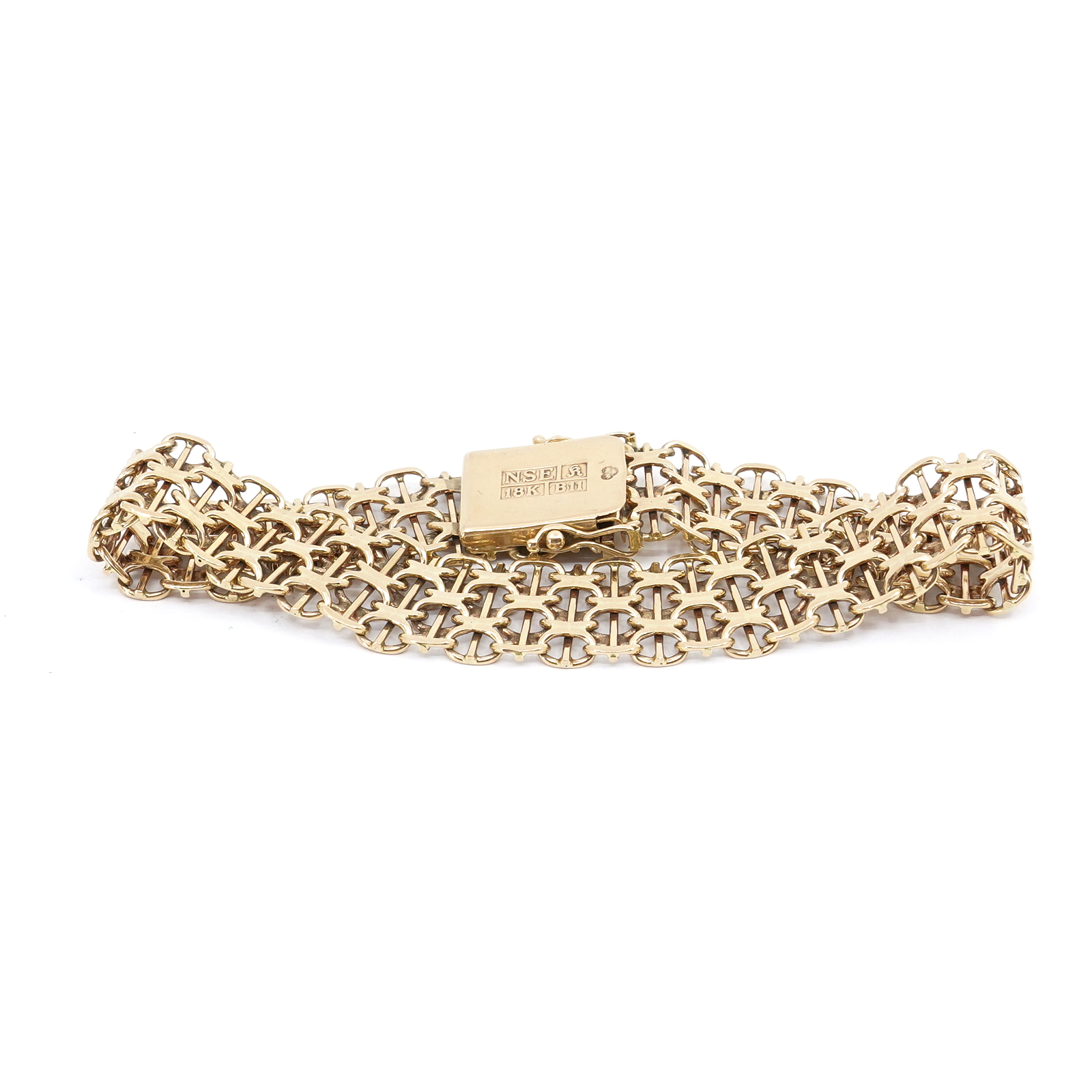 Armband X-länk med stav 18K
