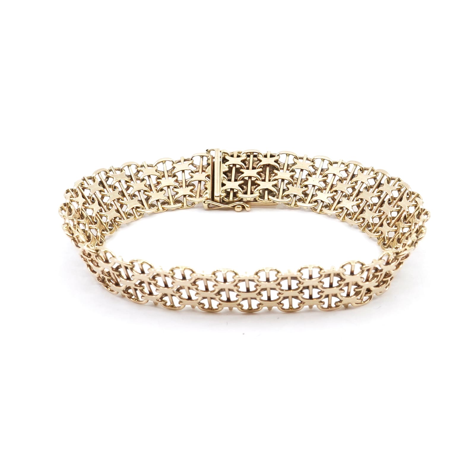 Armband X-länk med stav 18K